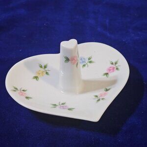 Takahashi San Francisco Lara Heart Shape Porcelain Ring Holder Trinket Dish